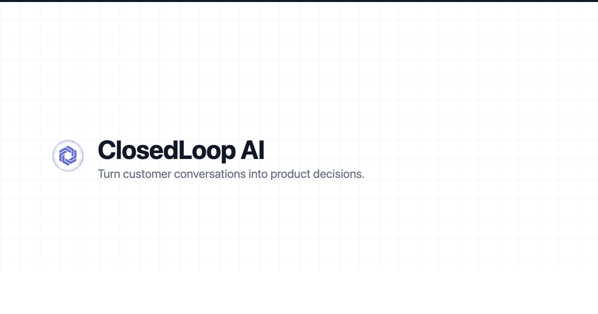 ClosedLoop AI logo